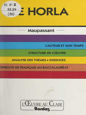 cover image of Le Horla, Maupassant